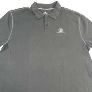 Walt Disney World Mens Polo Shirt Size XL Black with Logo 2017 Golf Casual